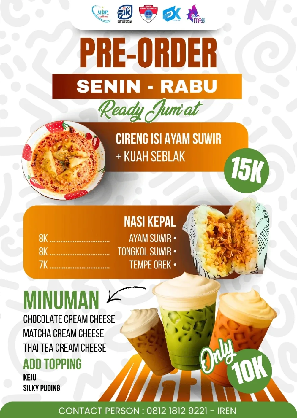 Pamflet Pre-order Food