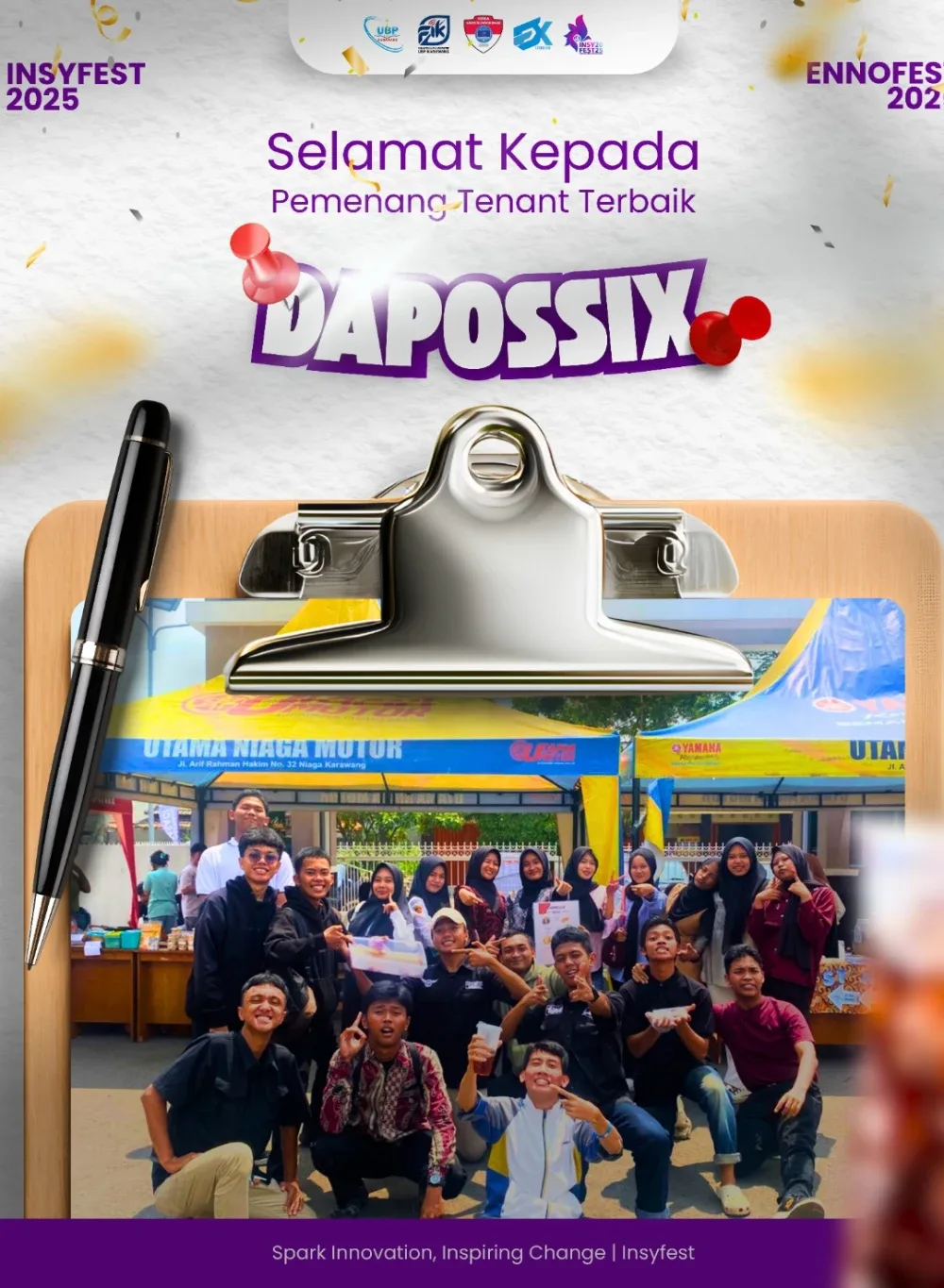 Feed Pemenang Tenant event