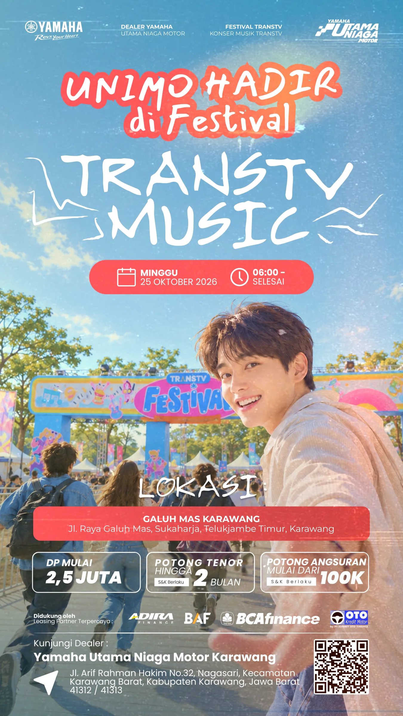 Visual 1 — UNIMO Hadir di Festival TransTV Music – Desain Kampanye Promosi