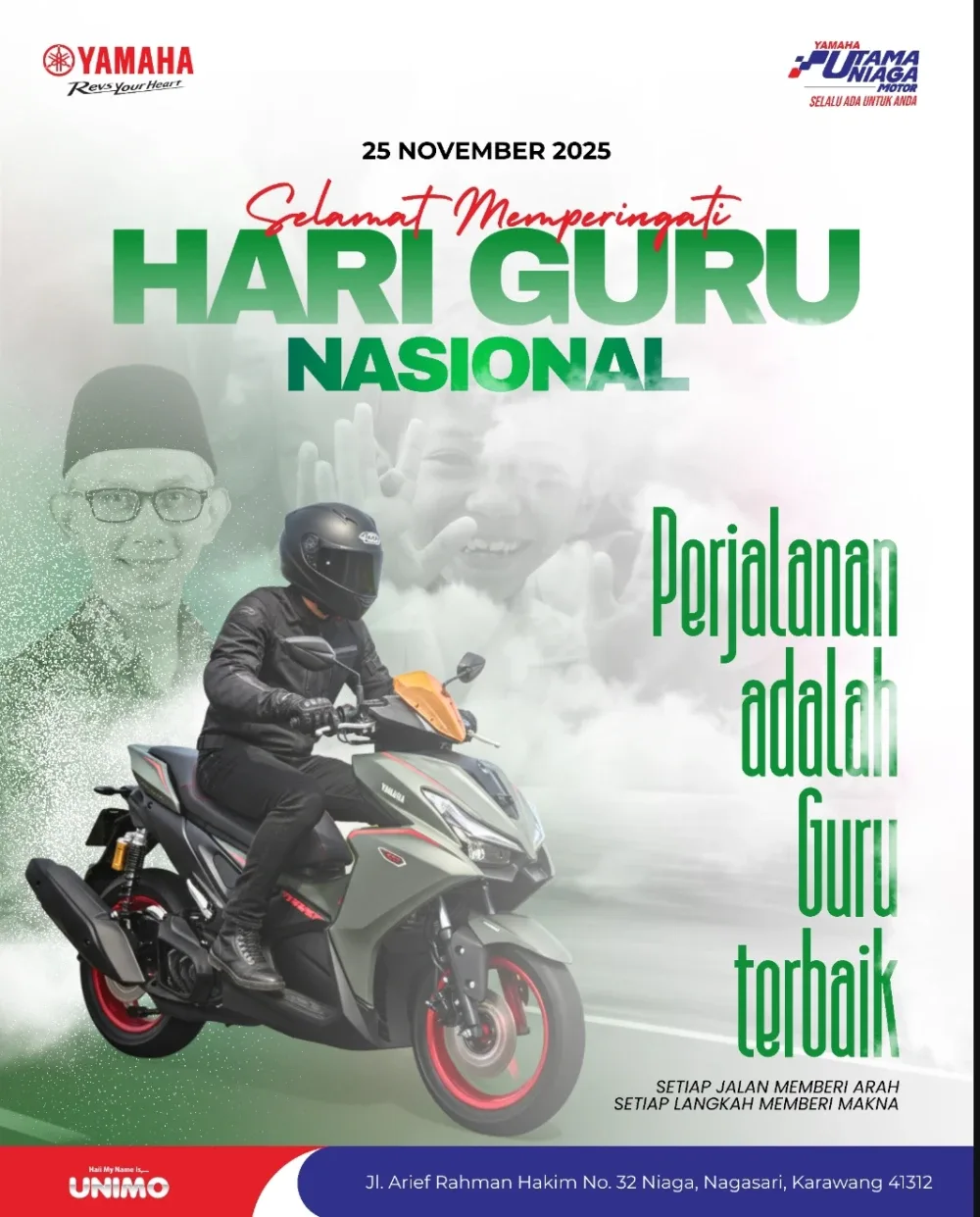 Visual 1 — Poster National Teachers' Day
