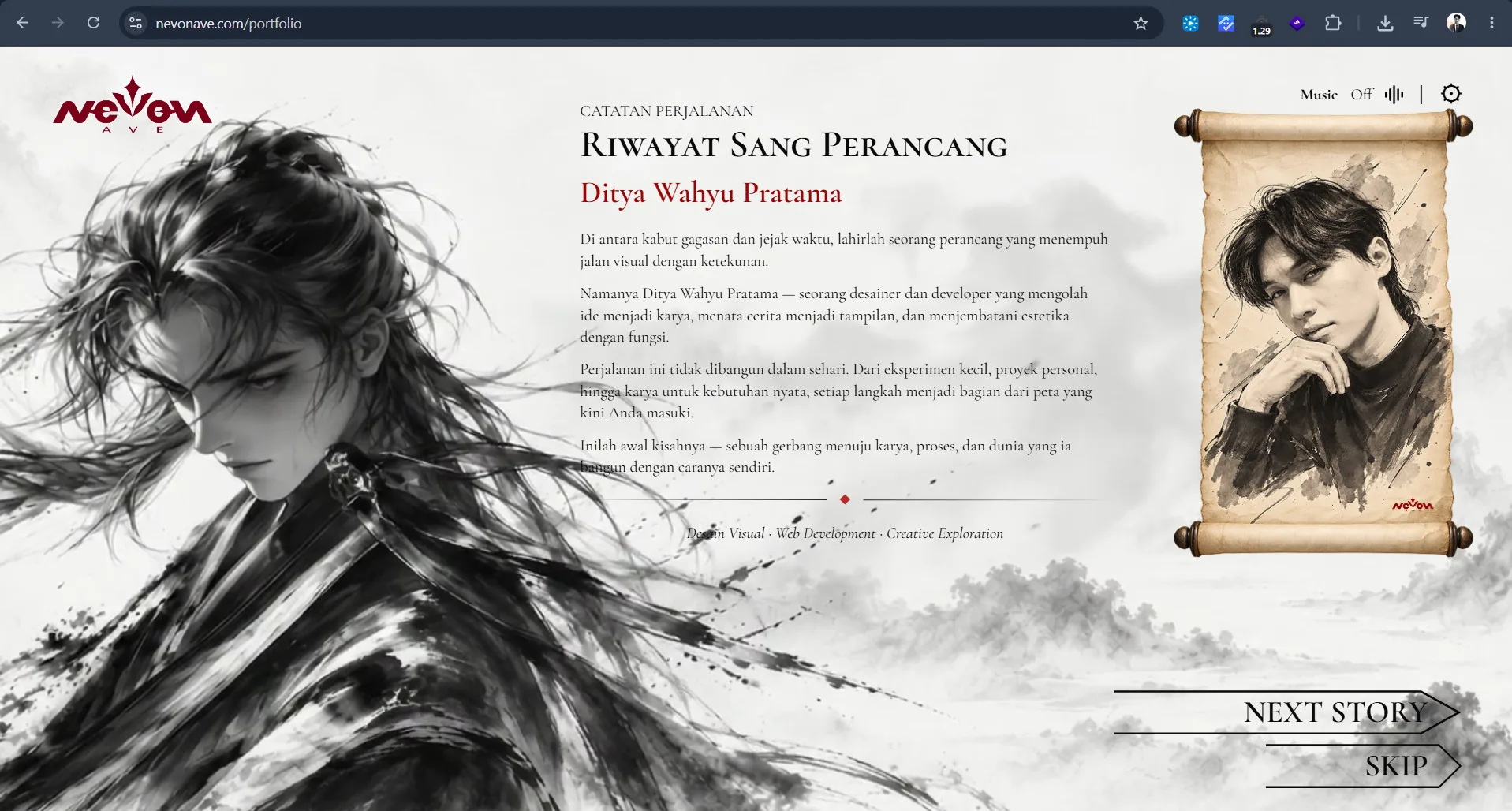 Visual 1 — NEVONAVE — Interactive Portfolio