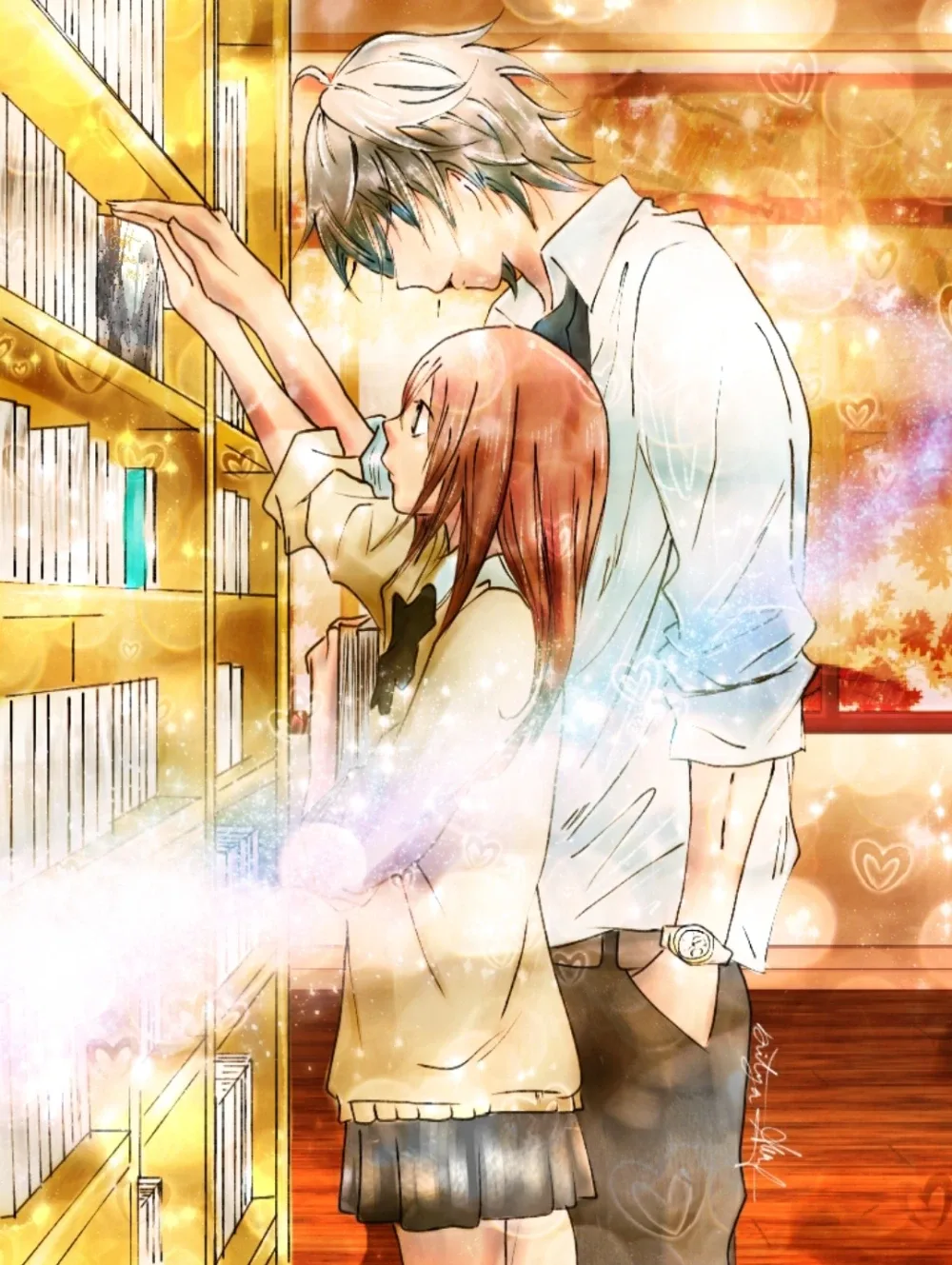 Visual 1 — Library Love Story